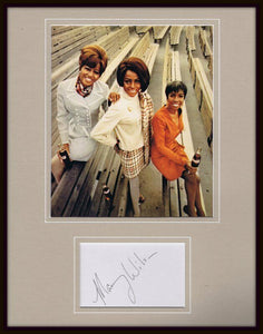 Mary Wilson Signed Framed 11x14 Photo Display The Supremes Coca Cola