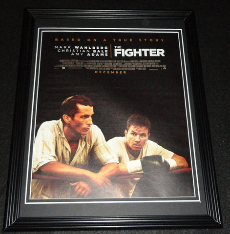 The Fighter 2010 Framed 11x14 ORIGINAL Advertisement Mark Wahlberg Amy Adams