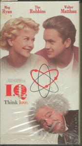 IQ VINTAGE VHS Cassette Meg Ryan Tim Robbins Walter Matthau