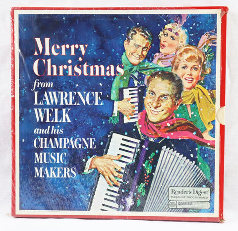 VINTAGE Merry Christmas From Lawrence Welk 4 LP Box Set LP Vinyl Record Album