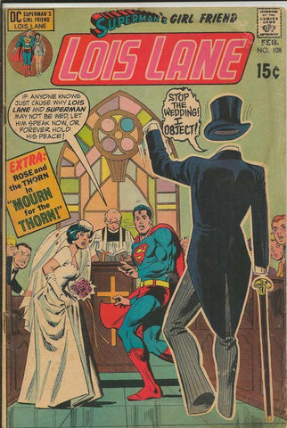 Superman's Girlfriend Lois Lane #108 ORIGINAL Vintage 1971 DC Comics  