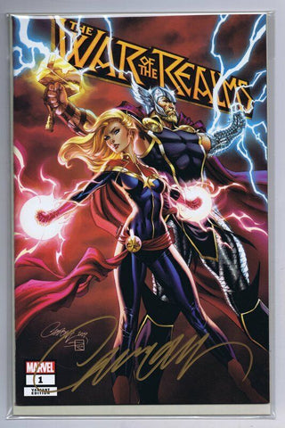 J Scott Campbell SIGNED War of the Realms #1 JSC SEALED GGA Fan Expo Exclusive