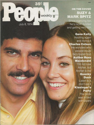 People Weekly Magazine July 8 1974 Suzy & Mark Spitz Gene Kelly