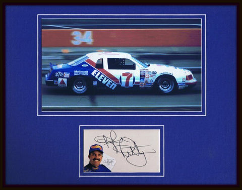 Kyle Petty Signed Framed 11x14 Photo Display