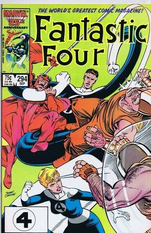 Fantastic Four #294 ORIGINAL Vintage 1986 Marvel Comics 