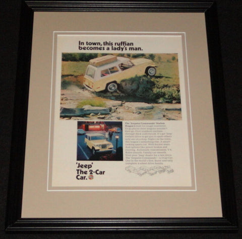 1970 Jeep Commando 11x14 Framed ORIGINAL Vintage Advertisement 