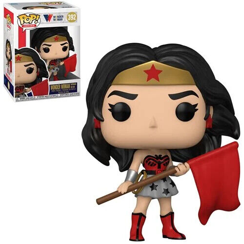 NEW SEALED 2021 Funko Pop Figure Wonder Woman 80th Anniversary Superman: Red Son