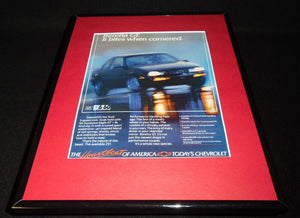 1987 Chevrolet Beretta Framed 11x14 ORIGINAL Advertisement