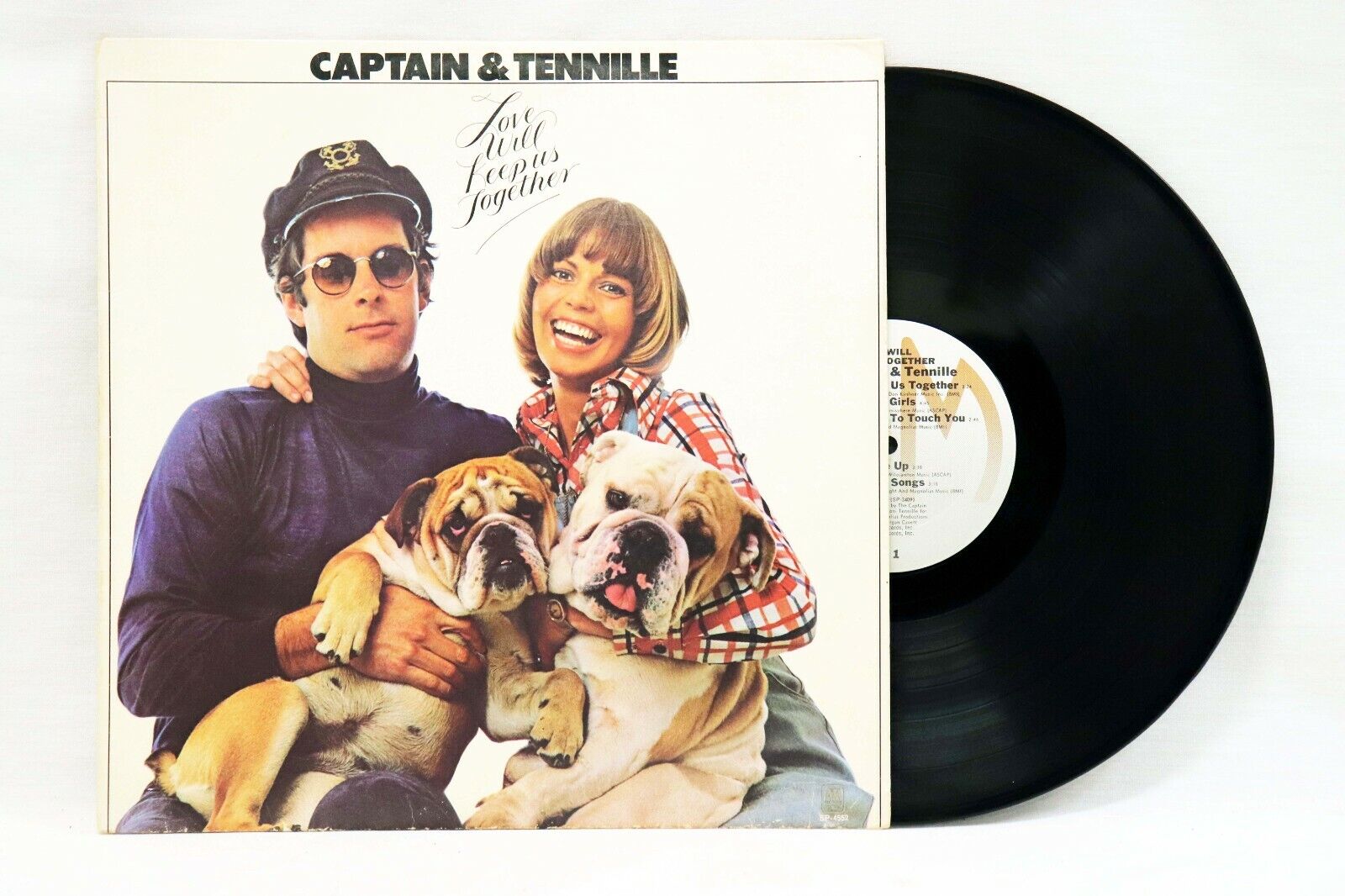 1974 Captain & Tennille Love Will Keep Us Together Vinyl Record Album SP-4552