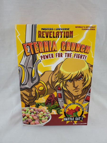 SEALED Masters of the Universe Eternia Crunch Cereal w/ Battle Cat Figure