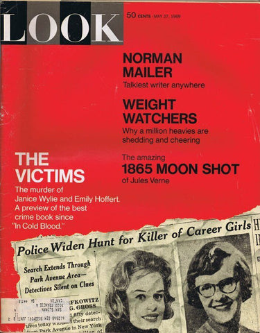 ORIGINAL Vintage Look Magazine May 27 1969 Norman Mailer