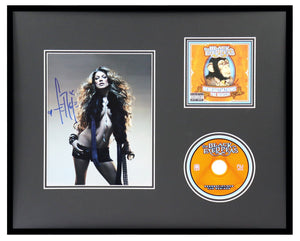 Fergie Signed Framed 16x20 Black Eyed Peas CD & Photo Display