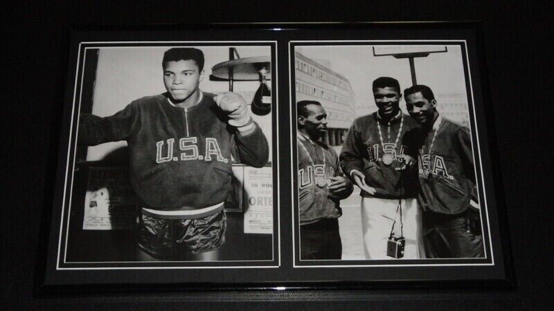 Muhammad Ali Cassius Clay Olympics Framed 11x17 Photo Set