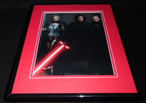 Star Wars Force Awakens Cast Framed 11x14 Photo Display Adam Driver Kylo Ren