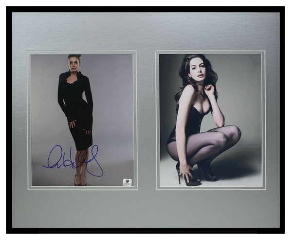 Anne Hathaway Signed Framed 16x20 Photo Set The Devil Wears Prada