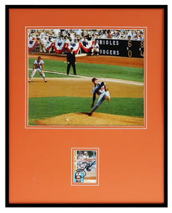 Jim Palmer Signed Framed 16x20 Photo Display Baltimore Orioles B