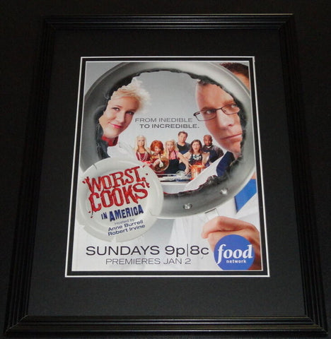 Worst Cooks in America 2010 11x14 Framed ORIGINAL Advertisement Anne Burrell