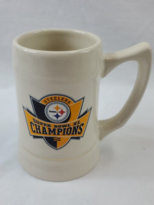 VINTAGE 2006 Pittsburgh Steelers XL Champ Beer Stein