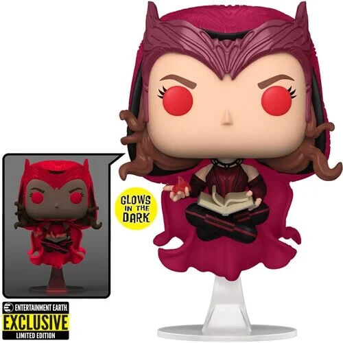 NEW SEALED 2022 Funko Pop Figure Wandavision Scarlet Witch Glow in the Dark