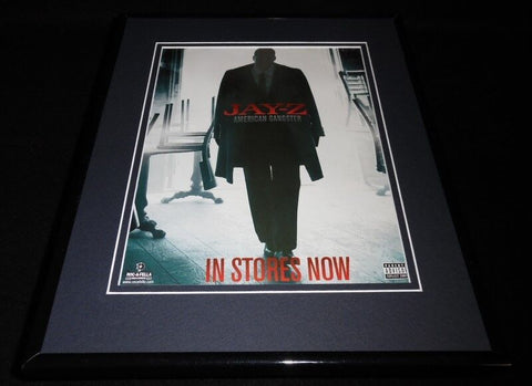 Jay Z 2007 American Gangster 11x14 Framed ORIGINAL Vintage Advertisement