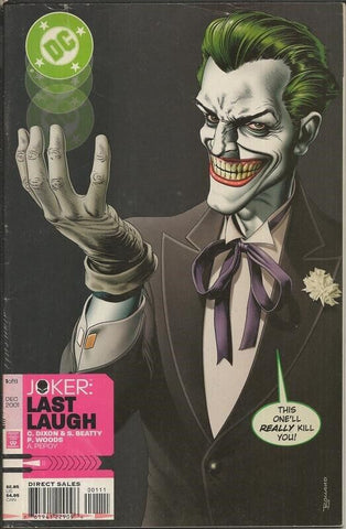 Joker Last Laugh #1 ORIGINAL Vintage 2001 DC Comics 