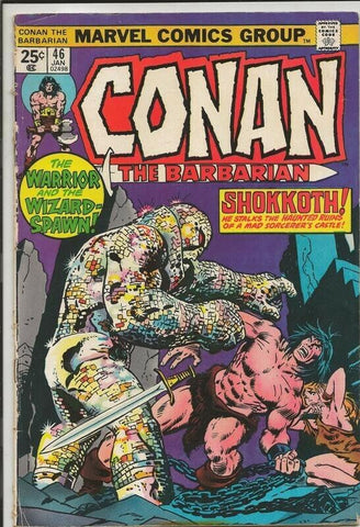 Conan the Barbarian #46 ORIGINAL Vintage 1975 Marvel Comics