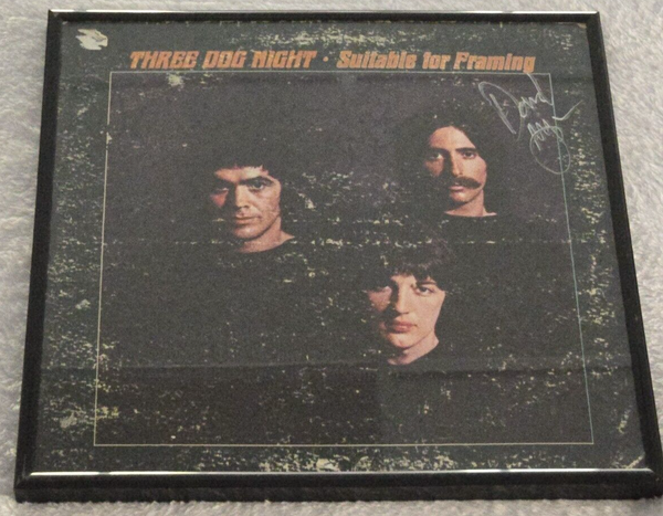 Three Dog Night Signed Framed Suitable for Framing Record Album In Person