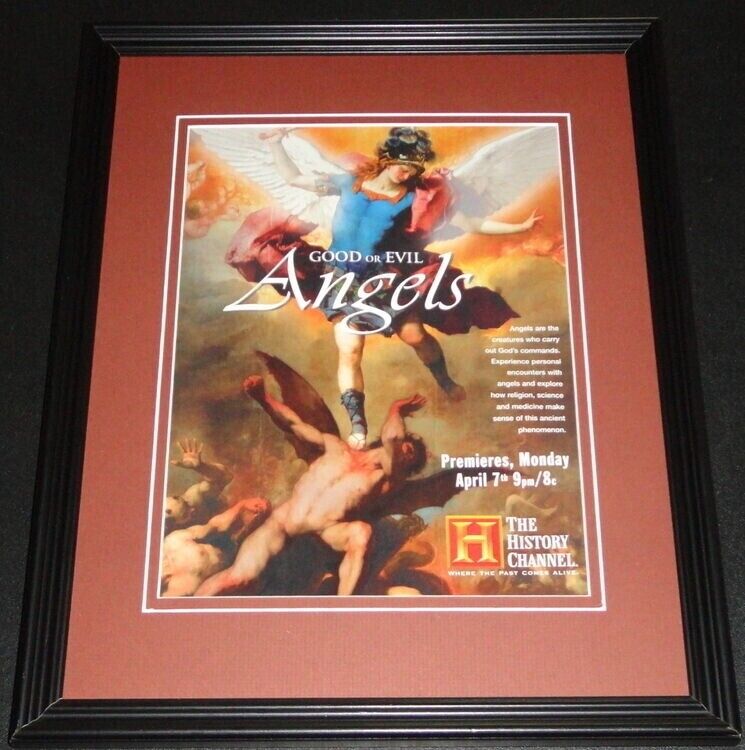 Angels 2003 History Channel 11x14 Framed ORIGINAL Advertisement