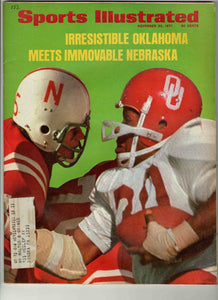 Nov 22 1971 Sports Illustrated Magazine Oklahoma vs Nebraska