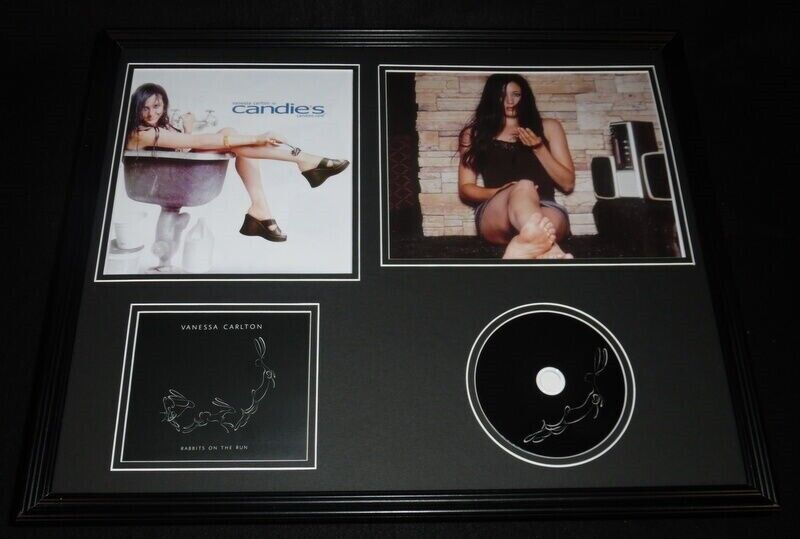 Vanessa Carlton Framed 16x20 Rabbits on the Run CD & Photo Display