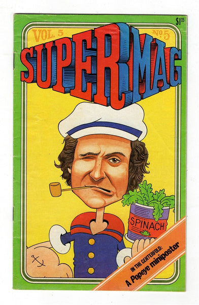 VINTAGE 1980 Supermag Magazine Vol 5 #5 Robin Williams Popeye