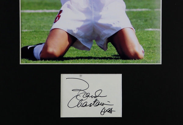 Brandi Chastain Signed Framed 11x14 Photo Display World Cup