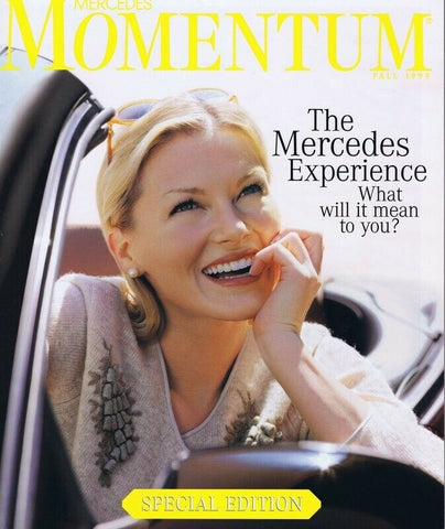 ORIGINAL Vintage 1999 Mercedes Momentum Magazine