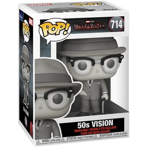 NEW SEALED 2022 Funko Pop Figure Wandavision 50s Vision Paul Bettany