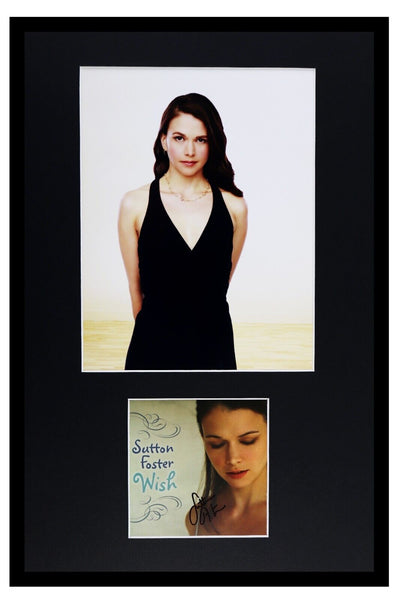 Sutton Foster Signed Framed 12x18 Photo Display JSA Bunheads Anything Goes