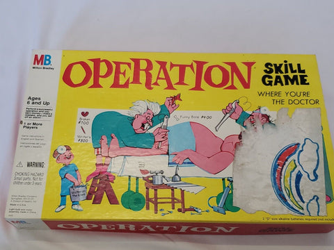 VINTAGE 1997 Milton Bradley Operation Board Game