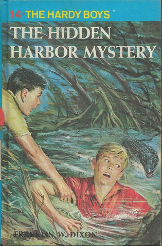 ORIGINAL Vintage 1985 Hardy Boys Hardcover Book Hidden Harbor Mystery #14