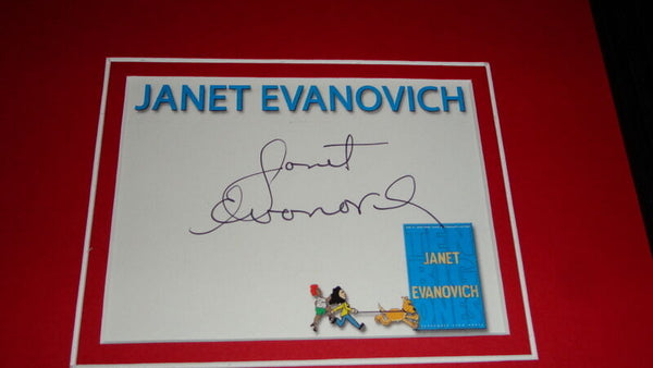 Janet Evanovich Signed Framed Notorious Nineteen 11x14 Book Cover Display