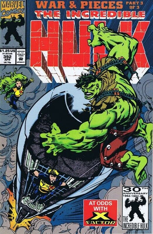 Incredible Hulk #392 ORIGINAL Vintage 1992 Marvel Comics 