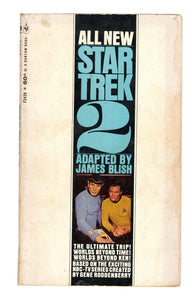 VINTAGE 1968 Star Trek 2 Paperback Book James Blish 6th Print