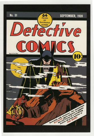 Detective Comics #31 4x5" Cover Postcard 2010 DC Comics Batman