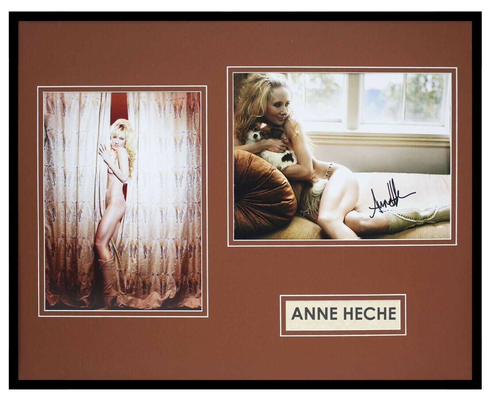 Anne Heche Signed Framed 16x20 Photo Display AW 