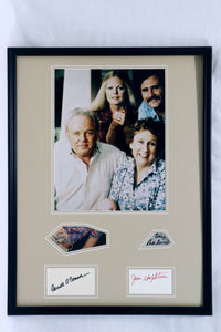 All in the Family Cast Signed Framed 18x24 Photo Display