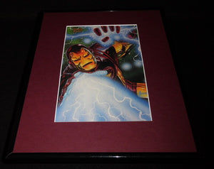 Iron Man Marvel Masterpiece ORIGINAL 1994 Framed 11x14 Poster Display 