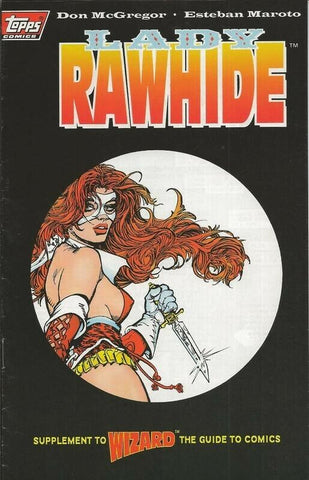 Lady Rawhide #1 Ashcan ORIGINAL Vintage 1995 Topps Comics Wizard GGA