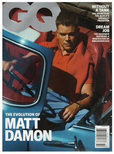 October 2021 GQ Magazine Newsstand Matt Damon