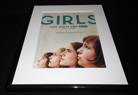 Girls 2015 HBO Framed 11x14 ORIGINAL Vintage Advertisement Lena Dunham