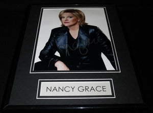 Nancy Grace Signed Framed 11x14 Photo Display AW 