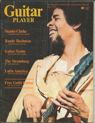 Guitar Player Magazine ORIGINAL Vintage July 1975 Stanley Clarke