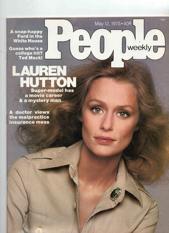 VINTAGE May 12 1975 People Magazine Lauren Hutton